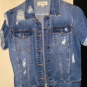 PacSun short sleeve jean jacket